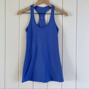 Lululemon Blue Racerback Activewear Tank Top